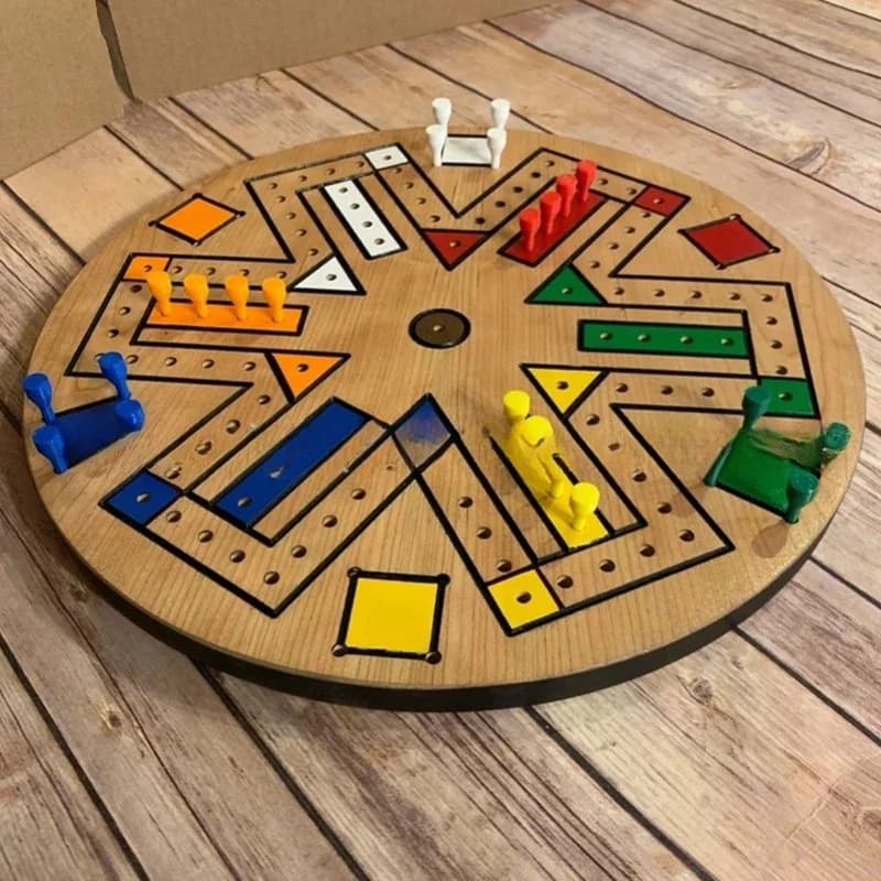Fast Track Board Game Wooden Crafts