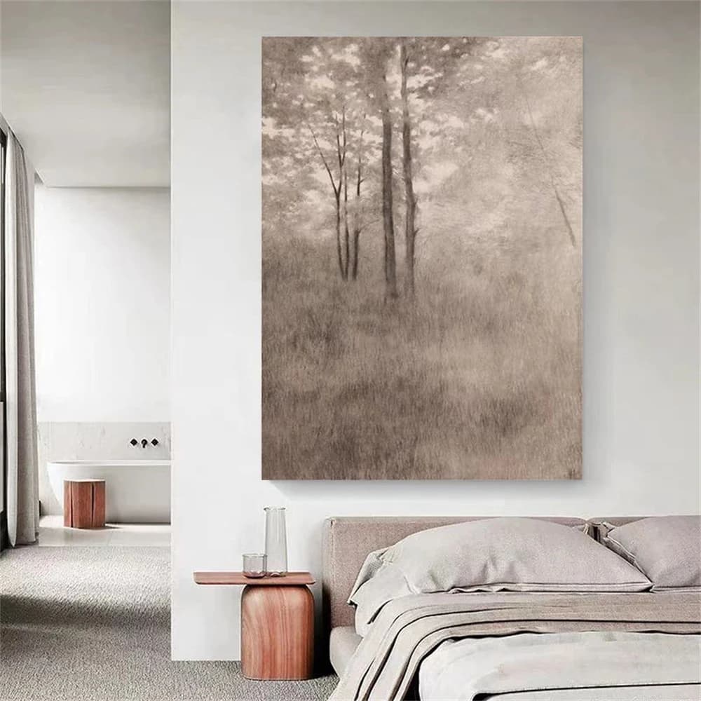 Extra Large Wall Art Abstract Oil Paintings On Canvas Contemporary Art Black And White Picture Art Trim Sofa Background Painting
