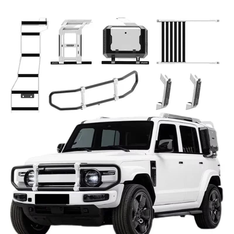 Durable High Quality West Style Car Roof Rack Ladder Backpack Bull Bar Guard for Chery Icar V23 Accessories