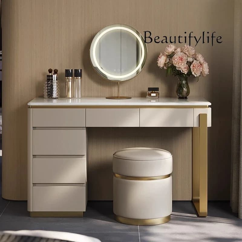 BJ Light Luxury Makeup Table, Simple Size, Custom Fashion, Modern Designer Furniture, High-end Dresser