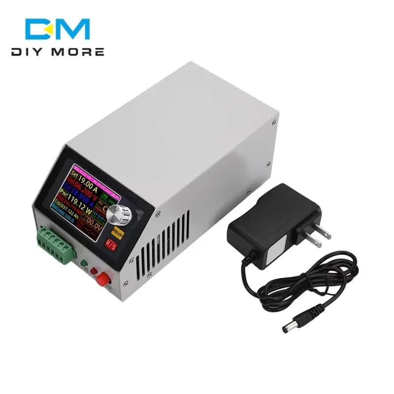 150W 20A Battery Capacity Tester 2.4 Inch Color Screen CNC Type Electronic Load Power Discharge Tester with US Adapter