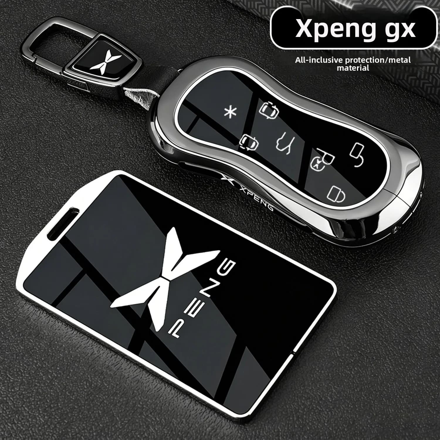 2026 new Xiaopeng GX car key cover extended range pure electric version Ultra special card NFC metal buckle shell for men