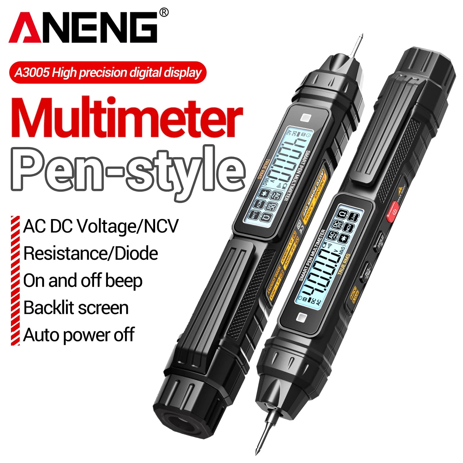 ANENG A3005 Portable Intelligent Fully Automatic High Precision Digital Display Electrical Maintenance and Measurement Tool