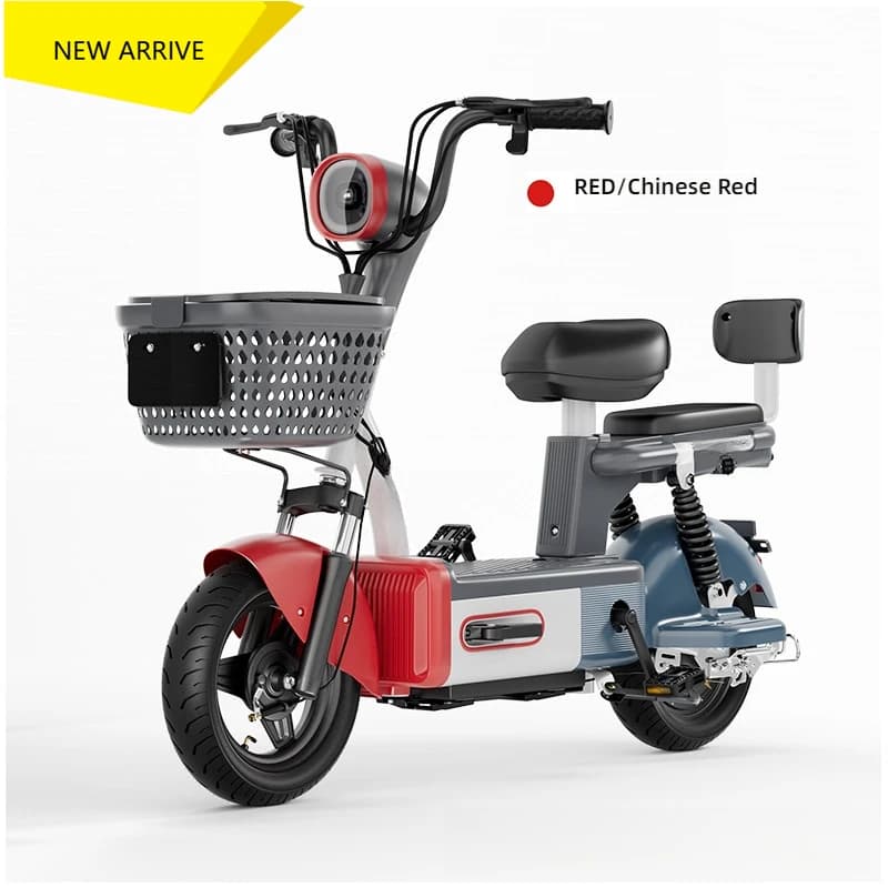 M138 Electric Scooters Small Ladies Assist Mini Two Wheeled Lithium Electric Bikes New Model El Bicycle Earthquake Resistant Adu