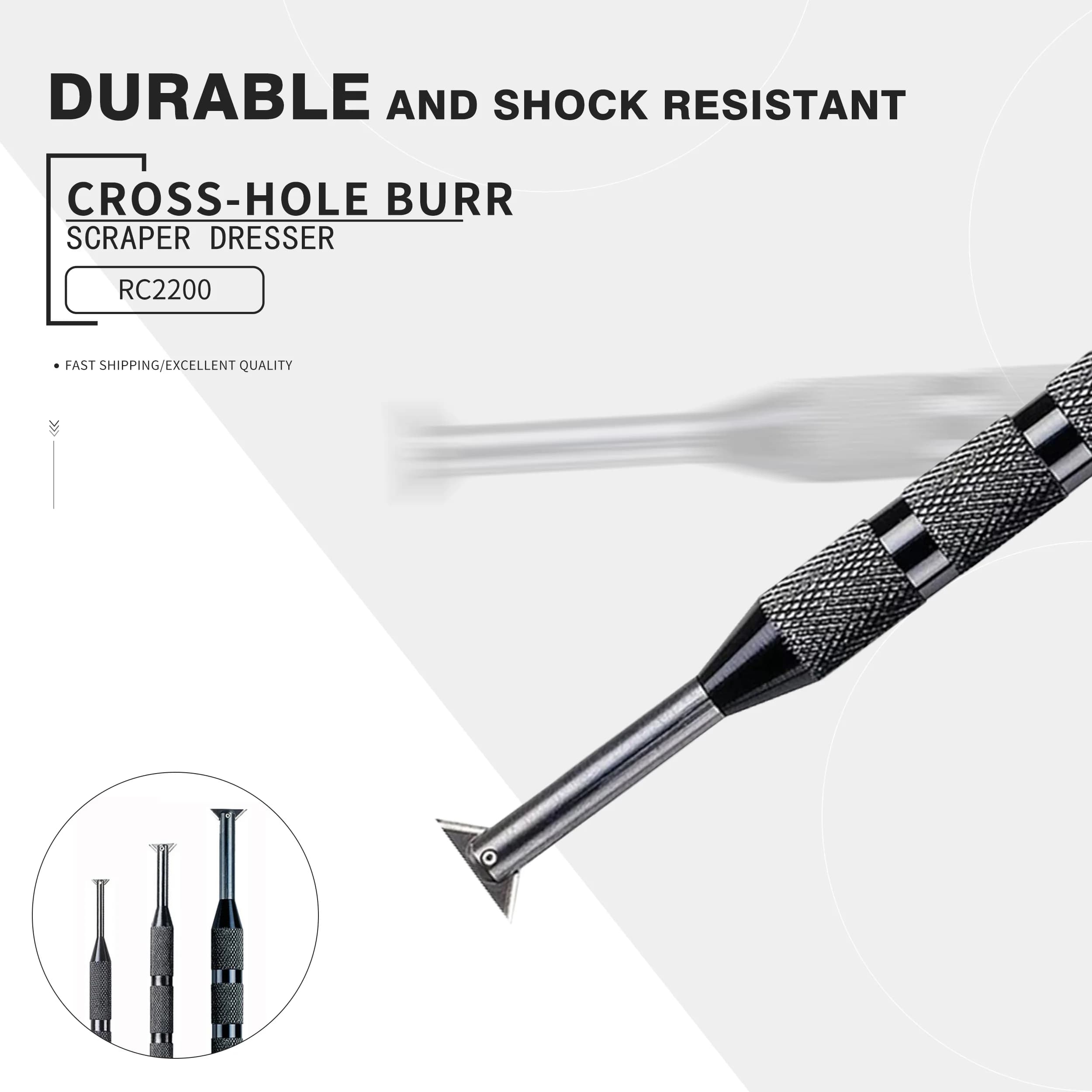 RC1000 RC2000 RC2200 NOGA To Remove The Inner Outer Corners Of Metal Parts Cross-hole Burr Scraper Trimmer BR1001 BR2001 BR3001