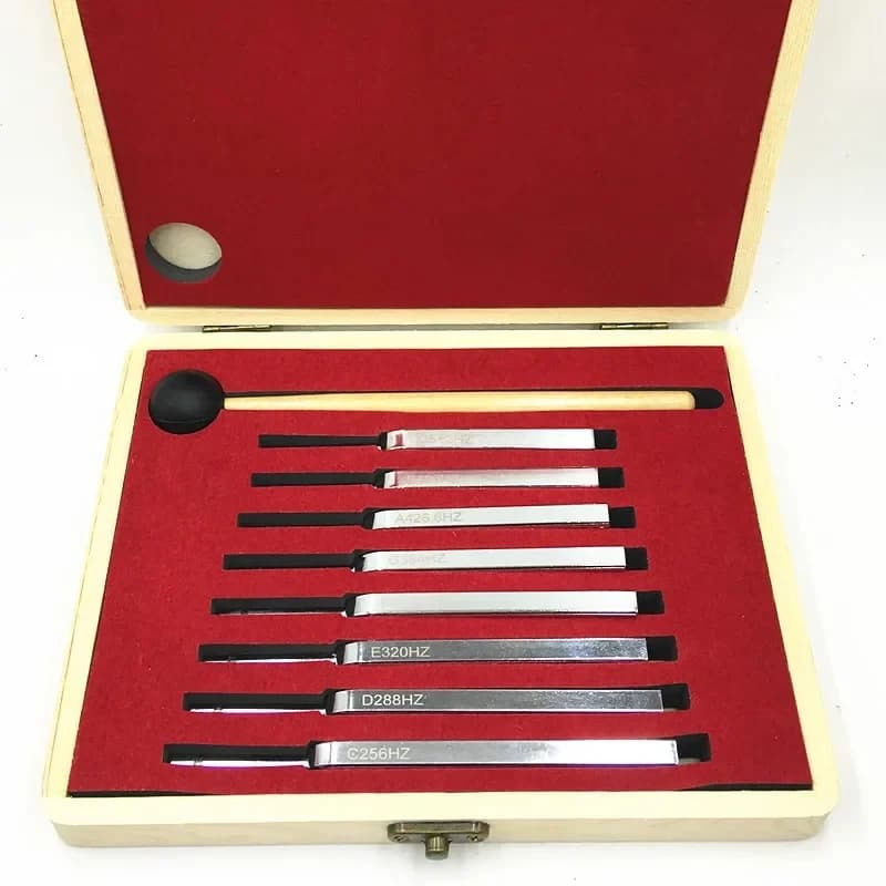Group of forks, musical tuning fork instruments
