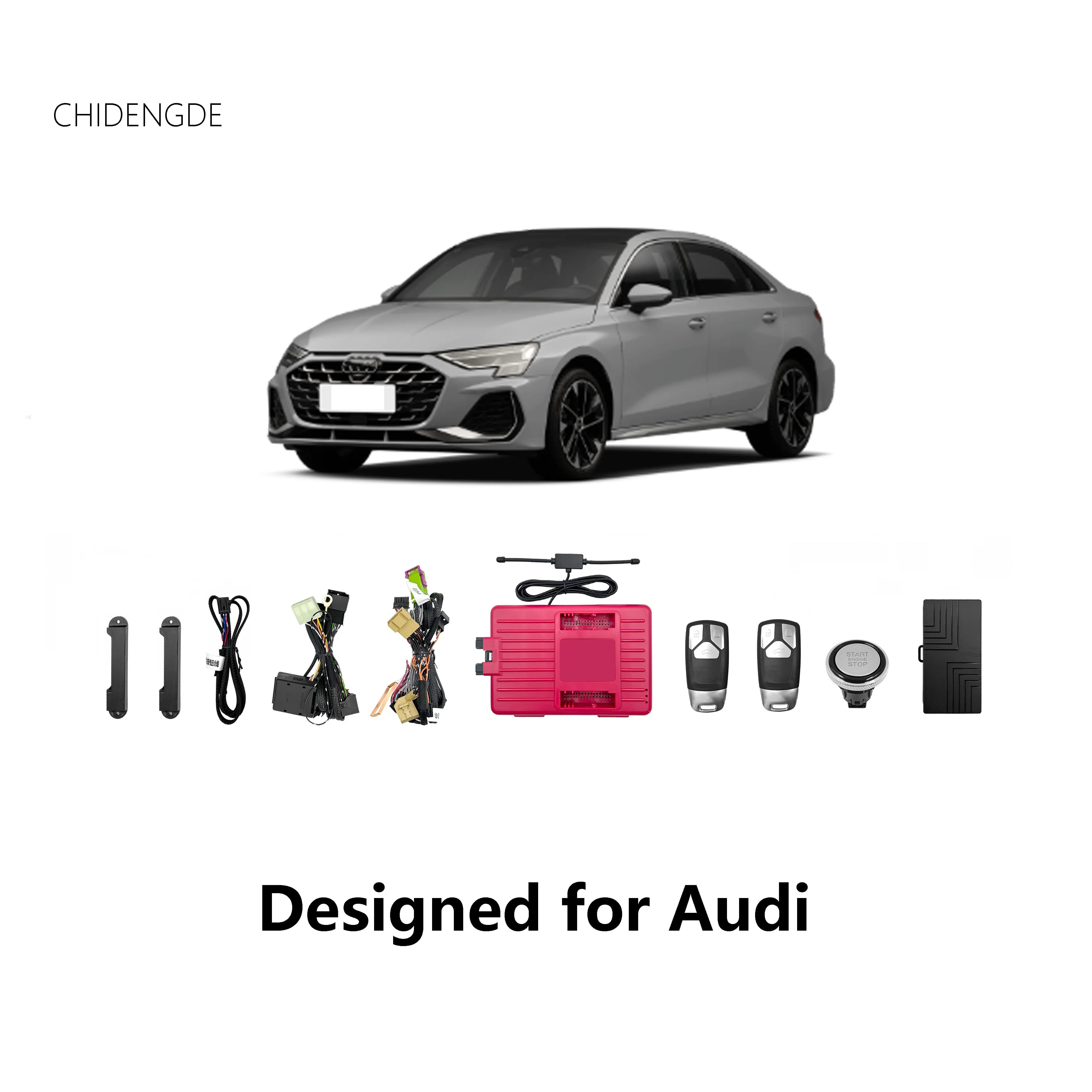 For Audi A3 Vehicle Push To Start System Smart Key Entry Keyless Ignition Engine Start Stop Vehicle Specific Harness
