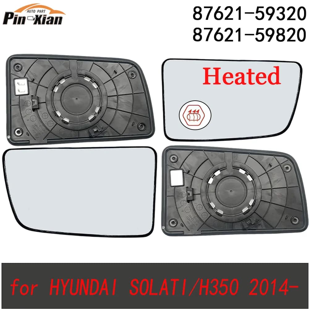 Car Reversing Mirror Lens Side Wing Mirror Lens Heated Rearview Mirror For HYUNDAI SOLATI/H350 2014- 8762159320 8762159820