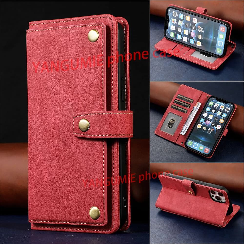For Full range of iPhone 17/18 Pro max retro holster for Apple 12 flip phone case 14Pro multifunctional card holster