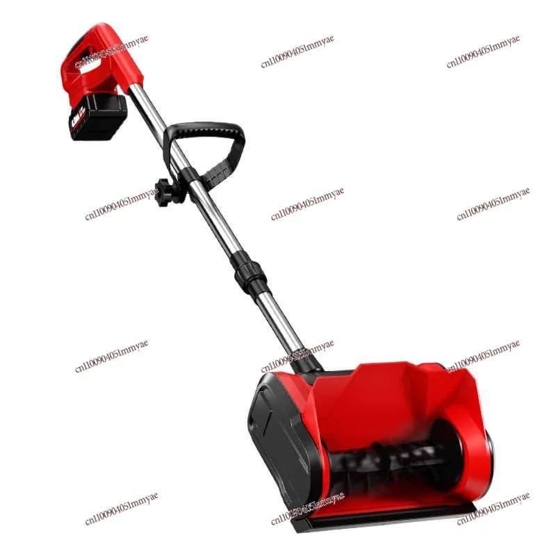 Lithium battery snow plow Electric hand push portable foldable household road snow plow