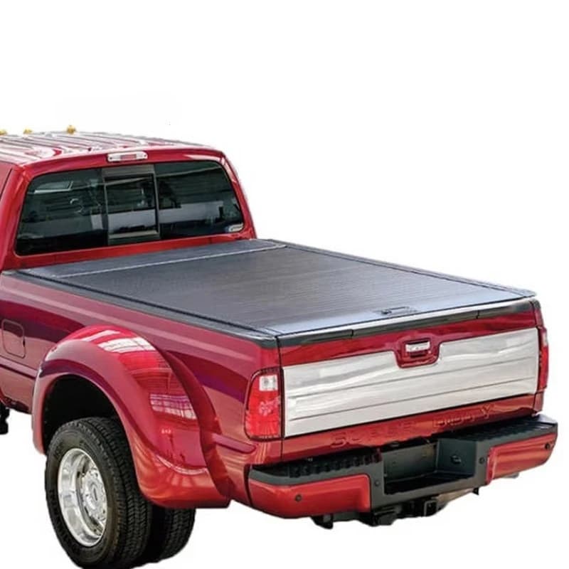 Aluminum Hard Retractable Manual Tonneau Cover for F150 F250 F350 Waterproof