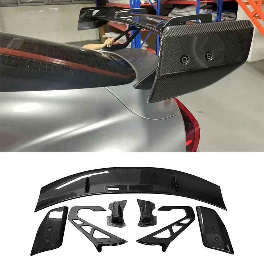 AD-V3 Style Rear Wing for Gr Supra A90 A91 Mk5 2019+ Rear Tail Wing  Spoiler Lip Swan Neck High Wing Car Body Kit