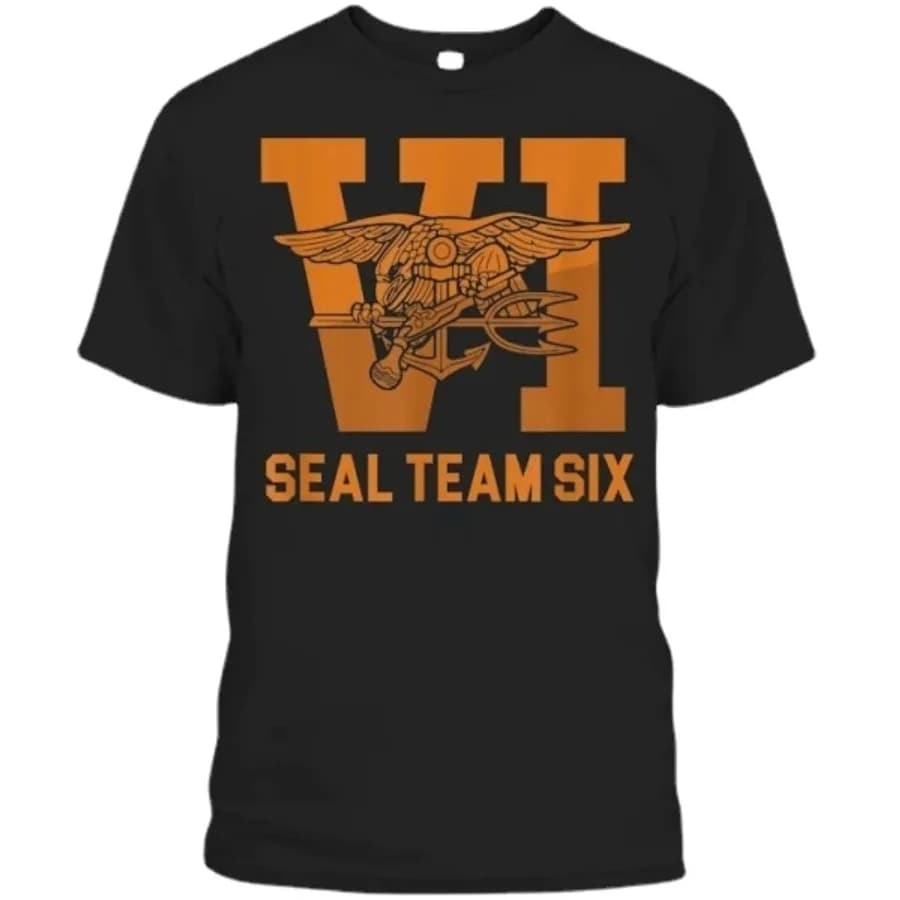 Seal Team Six Naval Sailor Veteran Gift Men T-Shirt Short Casual 100% Cotton Shirts