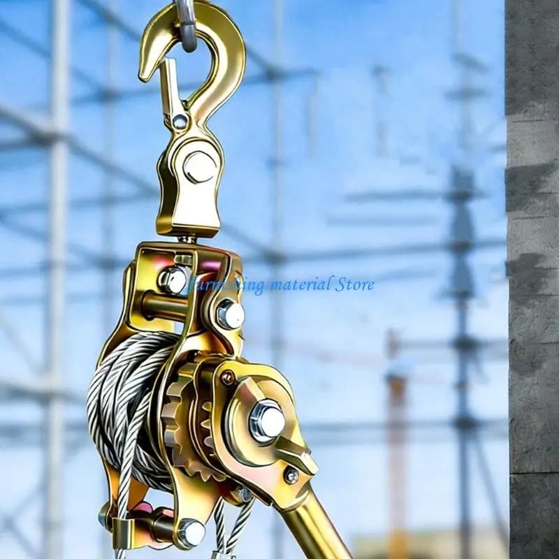 Y5GD Portable Efficient Ratchet Tightener With Safety Lock For Wire Rope Applications