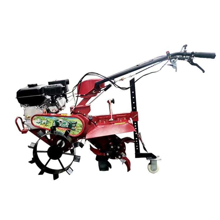 Multipurpose diesel soil tiller for vegetables and orchards