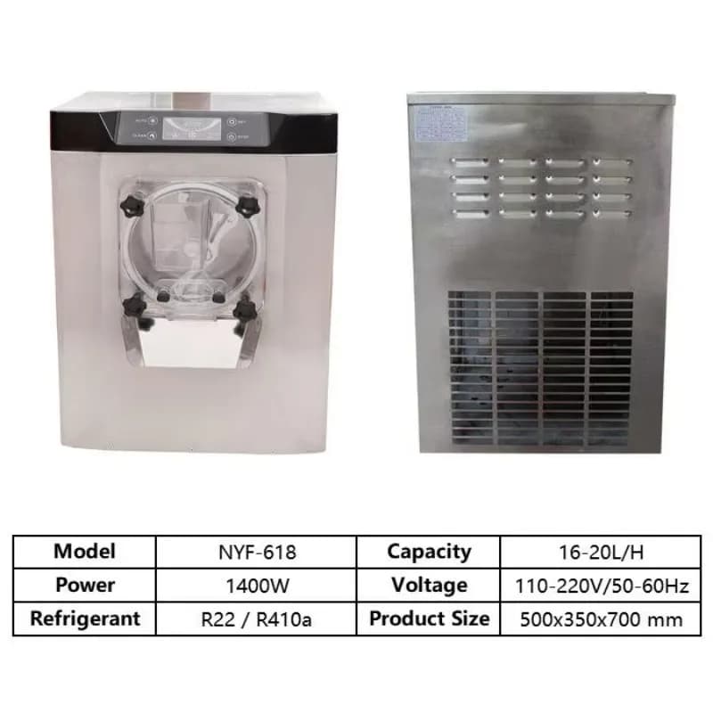 Food Processing Commercial Gelato Maker – Automatic Vertical Fresh Fruit Hard Ice Cream Batch Freezer