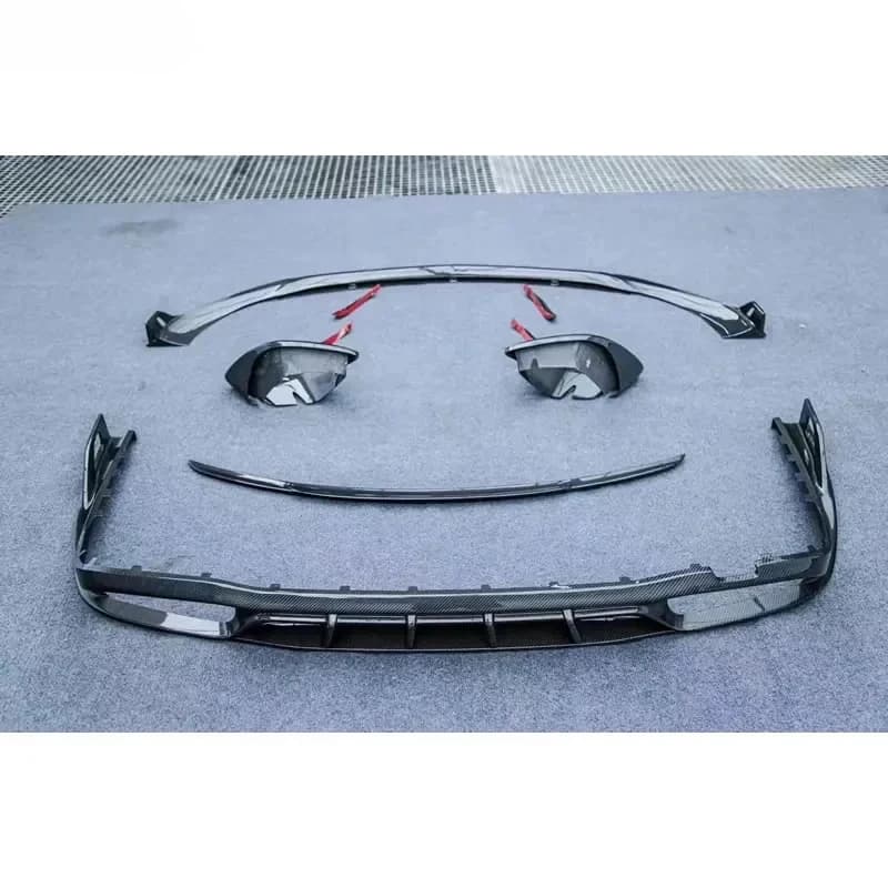 High Quality Factory Hot Sale Carbon Fiber Front Lip, Vent, Bumper Diffuser, Rear Spoiler Car Body Kit