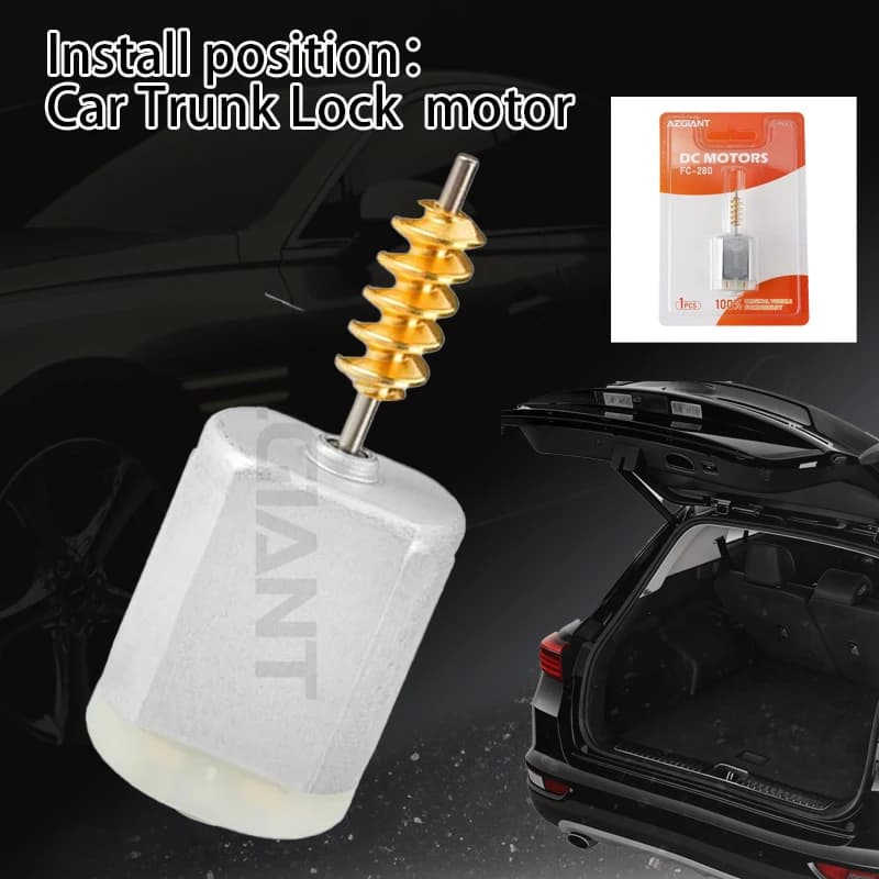 AZGIANT 2200156 74844200 Car Power Trunk Lock Actuator 12V DC motor For Tesla Model S/Mercedes Benz M-Class W166 copper wire kit