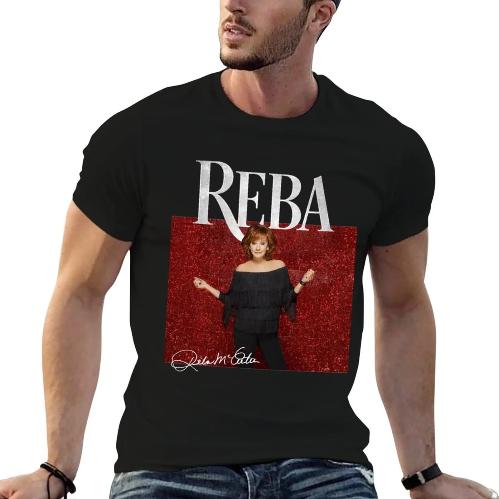 Reba Live in Concert 2022 with Signature Classic . T-Shirt blanks luxury t-shirt mens funny t shirts