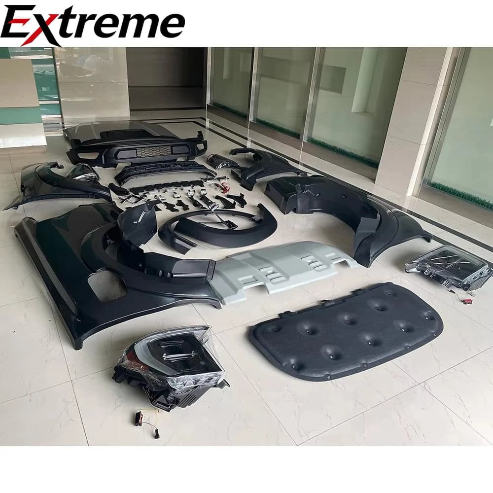 Auto Body Kit 2012-2021 Ranger T6 T7 T8 Car Bumper for Ford Ranger Upgrade F150 Raptor Bodykit