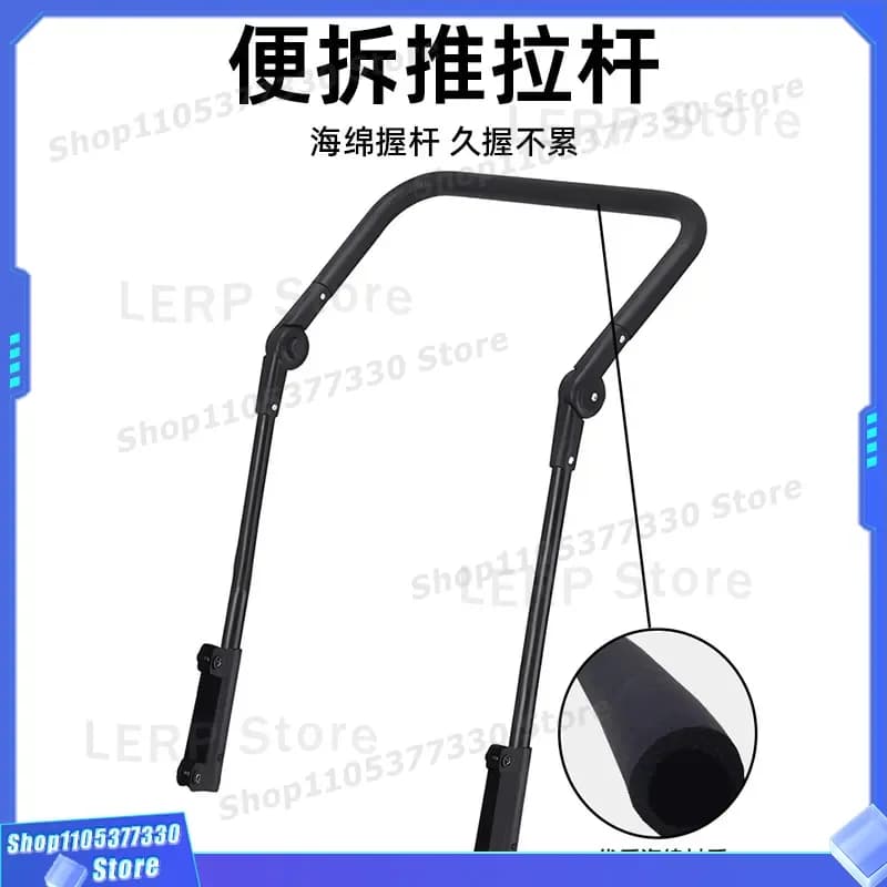 Adjustable Push Rod For Outdoor Four Wheel Camper Trailer Folding Car Camp Truck Accessories Removable Pull Bar Parts Kit