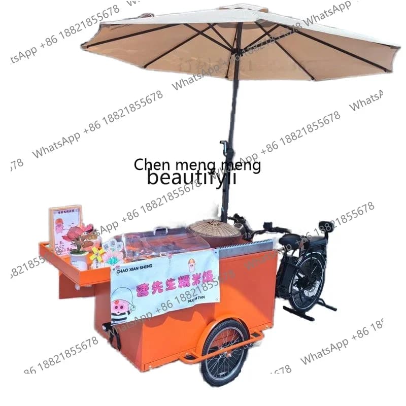 Sales car commercial stall snack car upside down donkey can help electric tricycle