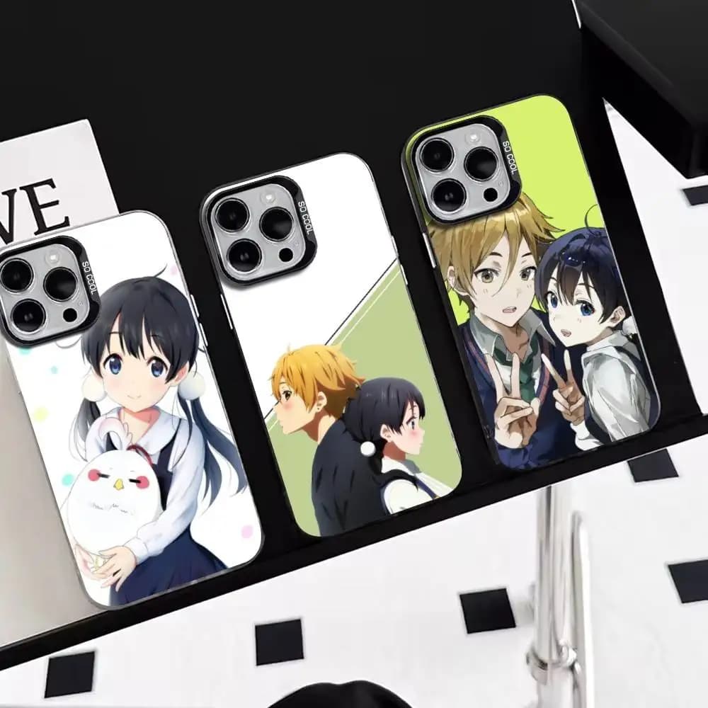 Tamako Kitashirakawa-Mochiz     Phone Case For iPhone 17,16,15,14,13,12,11 Plus,Pro Max,XS,Colored Silver Plated Inside Cover