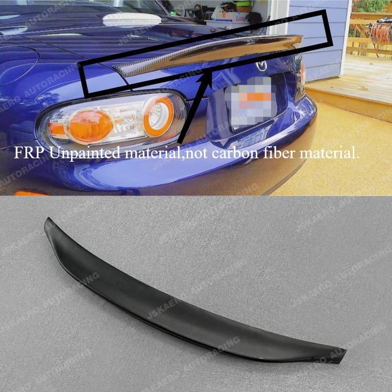 For Mazda MX5 (PRHT Hard Top) NC NCEC Miata Rear Spoiler Wing FRP Unpainted car BodyKits