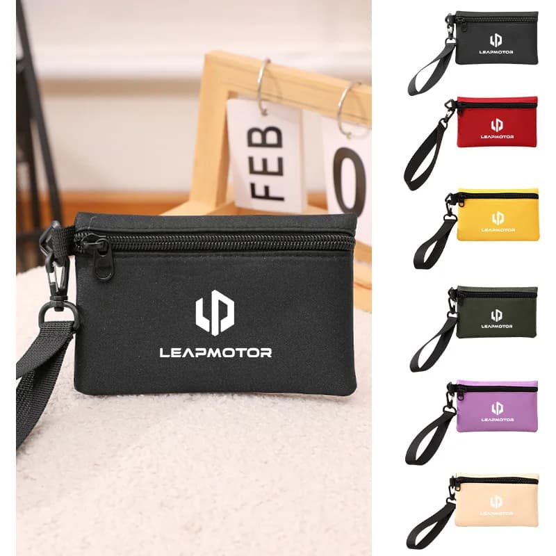 Car Logo ID Credit Bank Card Holder Wallet Small Money Case Car Logo Wallet Coin Purse Card Bag For Leapmotor T03 S01 C11 C01