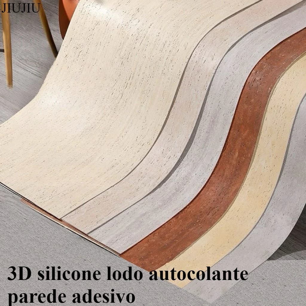 Diatomaceous Earth Solid Color Self adhesive Wall Sticker Self-adhesive Wall Wallpaper Bedroom Decorative Wallpaper