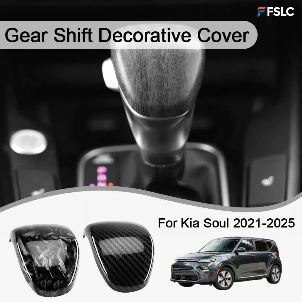 Car Decoration Gear Shift Decorative Cover For Kia Soul 2021-2025 Cars Accessories Styling Upgrade Modify A Car