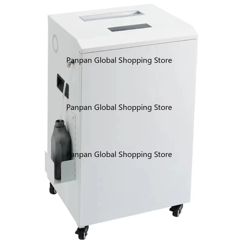 100L 25 Sheets Heavy  Office Paper Shredder Machine Cross Cut 3x25mm Automatic Oiling Applicable to Government Departments