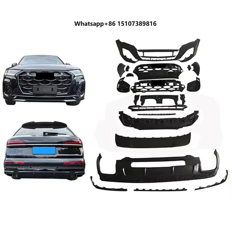 New Products Car Body Kit Old Upgrade to 2025 Style Front Bumper with Rear Diffuser for Q7 SQ7 2020-2023 to 2025