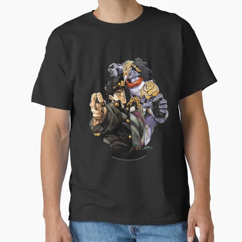 Yare yare daze JoJo's Bizarre Adventure Anime Gift t shirt Manga JJBA Cartoon print Graphic Clothes Y2K clothing All size Tops