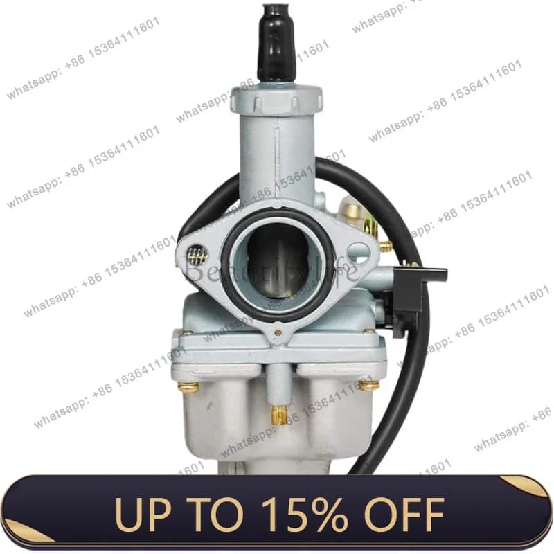 LSPZ26mm motorcycle carburetor compatible with CG125, CB125, XR100, XL125S, and TRX250