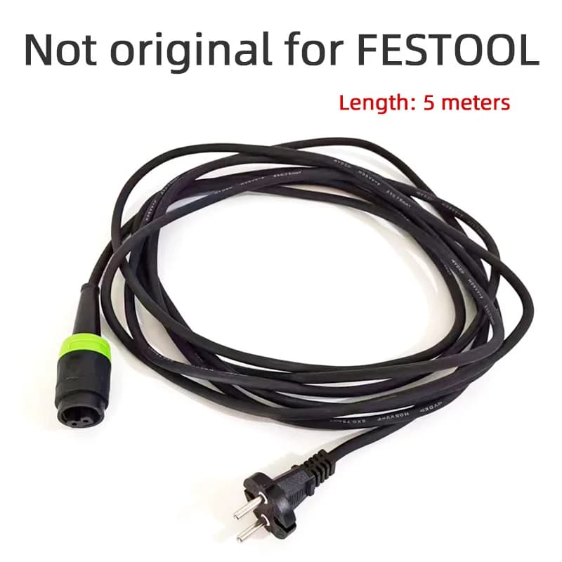 Non-Original for Festools ETS 6 Inch Electric Brushless Dry mill Power Cord With Brush Head Wire Fittings