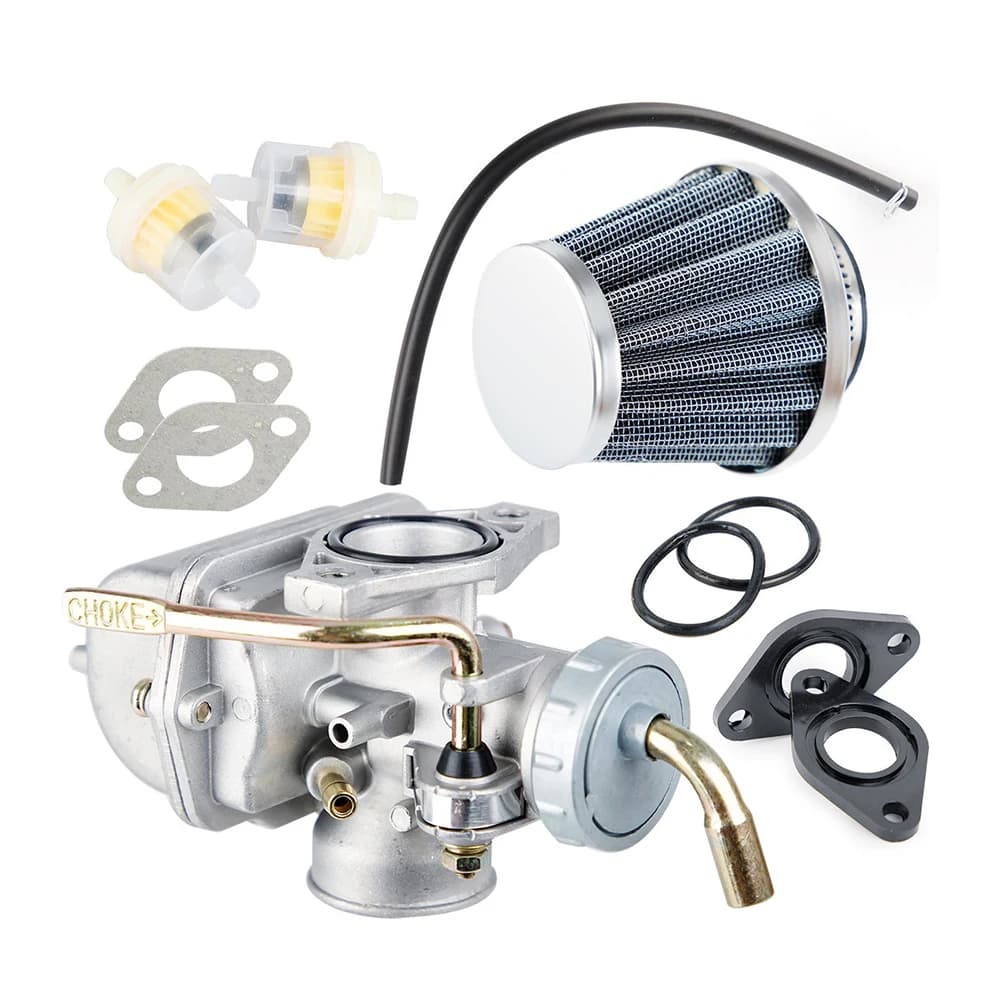 35mm Air Filter for Go for kart Carburetor 35mm Conical Air Filter Double Steel Mesh 20mm Intake Diameter for versatile