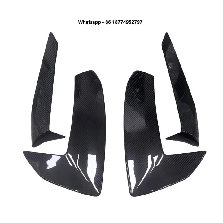 Premium Dry Carbon Fiber Exterior Door Handle Replacement Auto Parts
