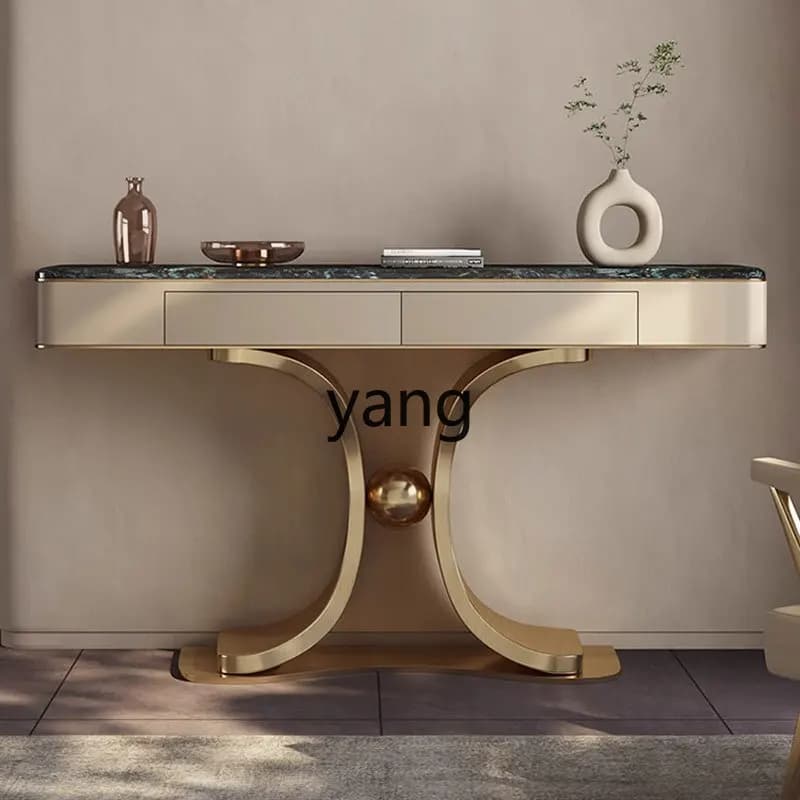 LTT home entrance is opposite the door, partition cabinet, storage, end view table, aisle cabinet, entrance porch table