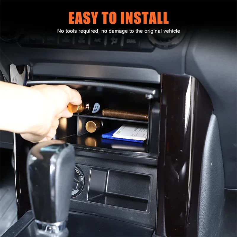 Car Center Control Layered Panel Storage Box for Toyota Land Cruiser Prado 150 2010-2017 FJ150 150 Accessories