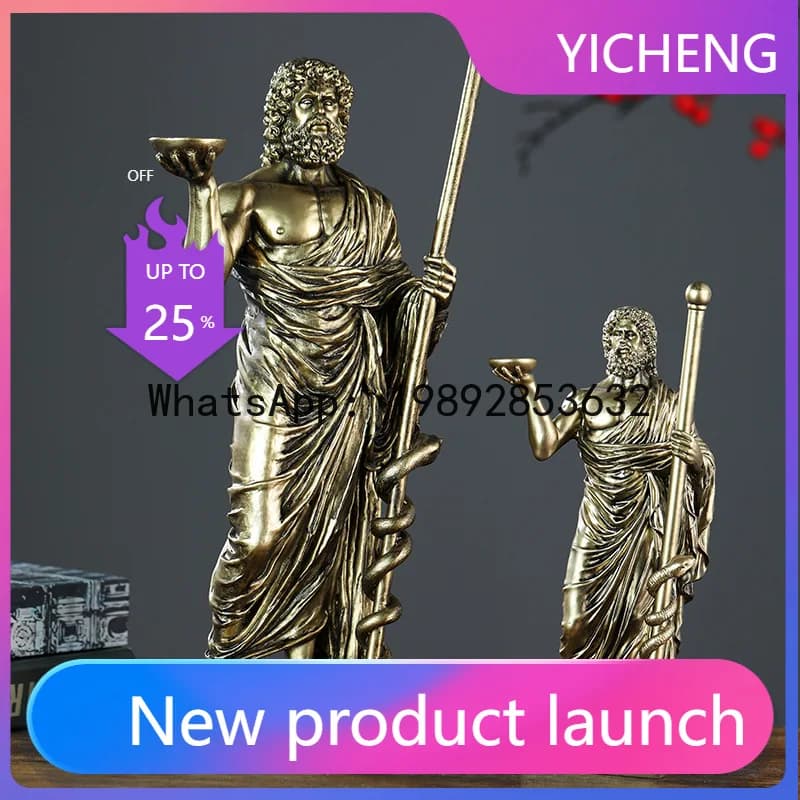 LYY Antique bronze style mythical figurine resin craft home decor ornament - entryway & desktop decoration