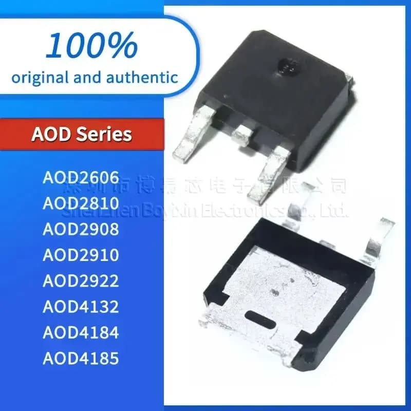 5pcs AOD2910 AOD2606 AOD2810 AOD2908 AOD2922 AOD4132 AOD4184 AOD4185 Black PC shell