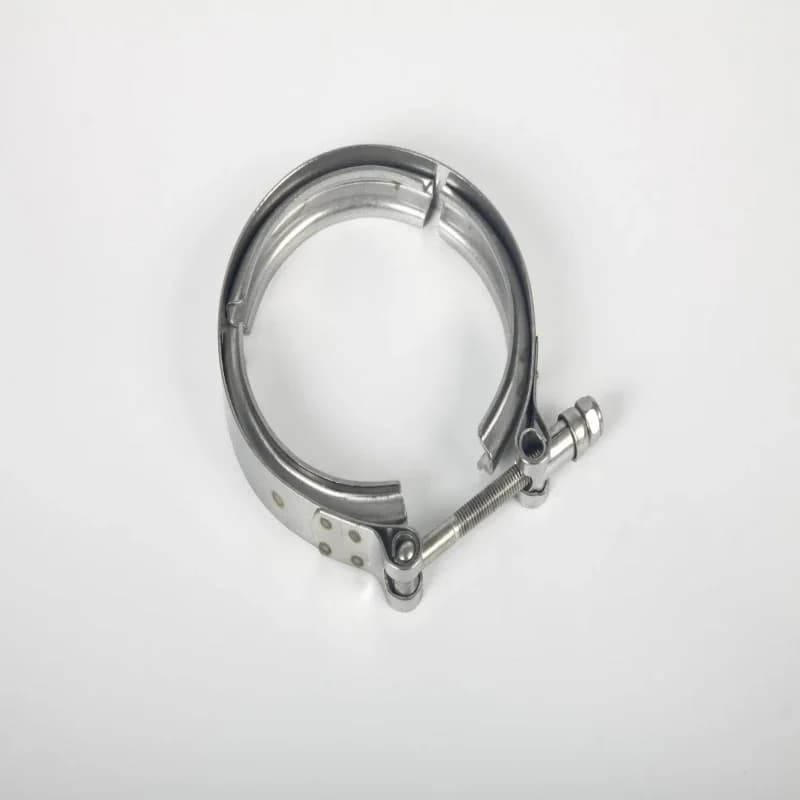 4-Inch V-Clamp, Stainless Steel V Band Clamp Exhaust Pipe Turbine Interface Flange Clamp