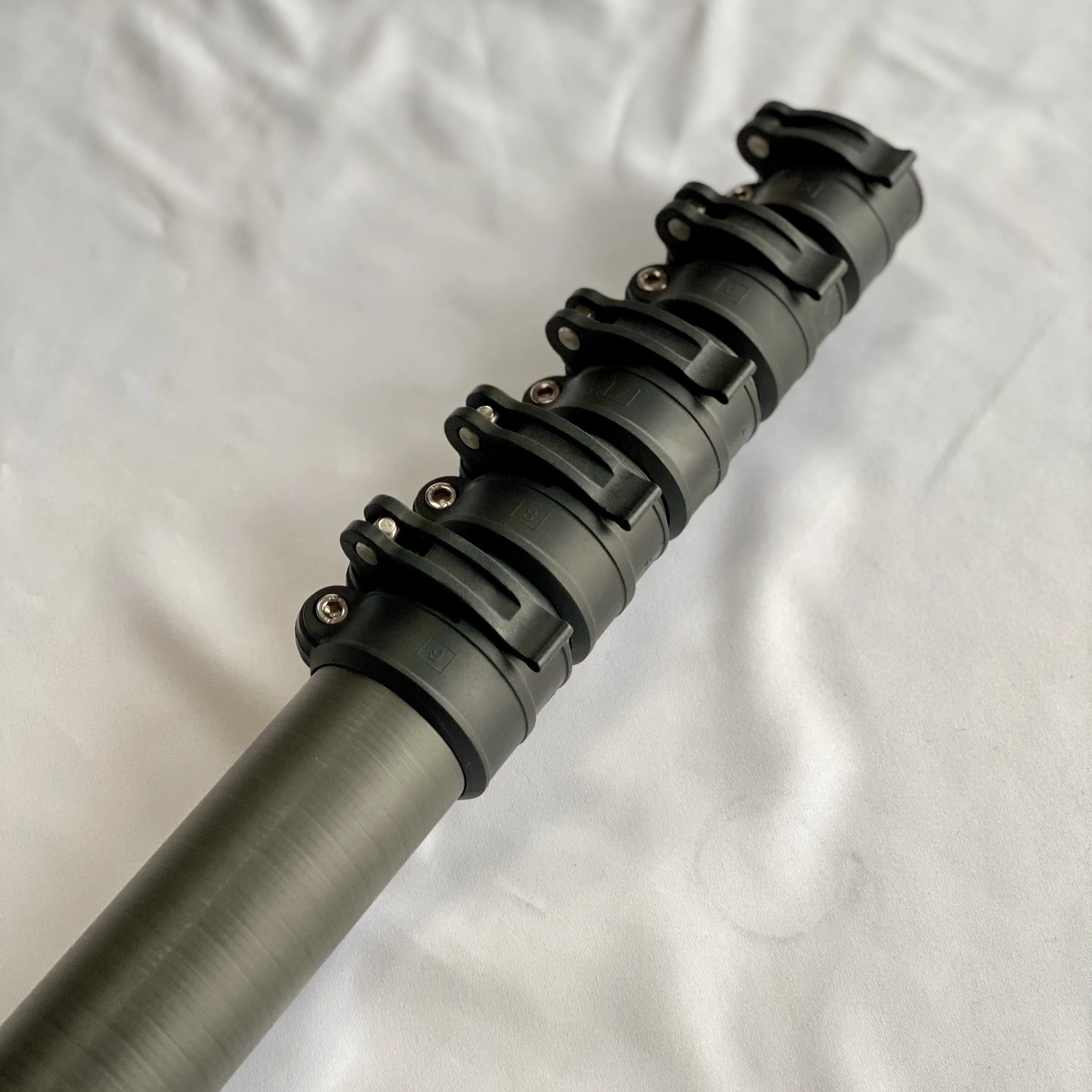 23M Telescopic Fruit Picker Pole, Double Lock, Long Reach Coconut Tool