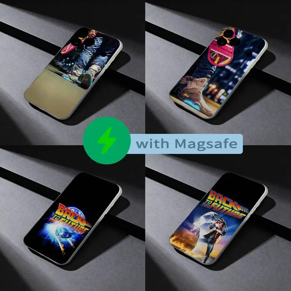 Movie B-Back To The F-Future Phone Case For iPhone 17,16,15,14,13,12,X,XS,Pro,Max,Plus,E,Air,Mini with Magsafe Magnetic TPU