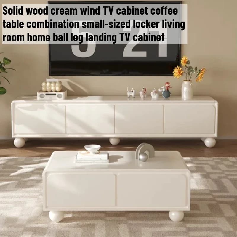 Solid Wood Modern Tv Stand Storage White Long Bedroom Tv Stand Media Wall Mobili Arredamento Casa Mid Century Furniture