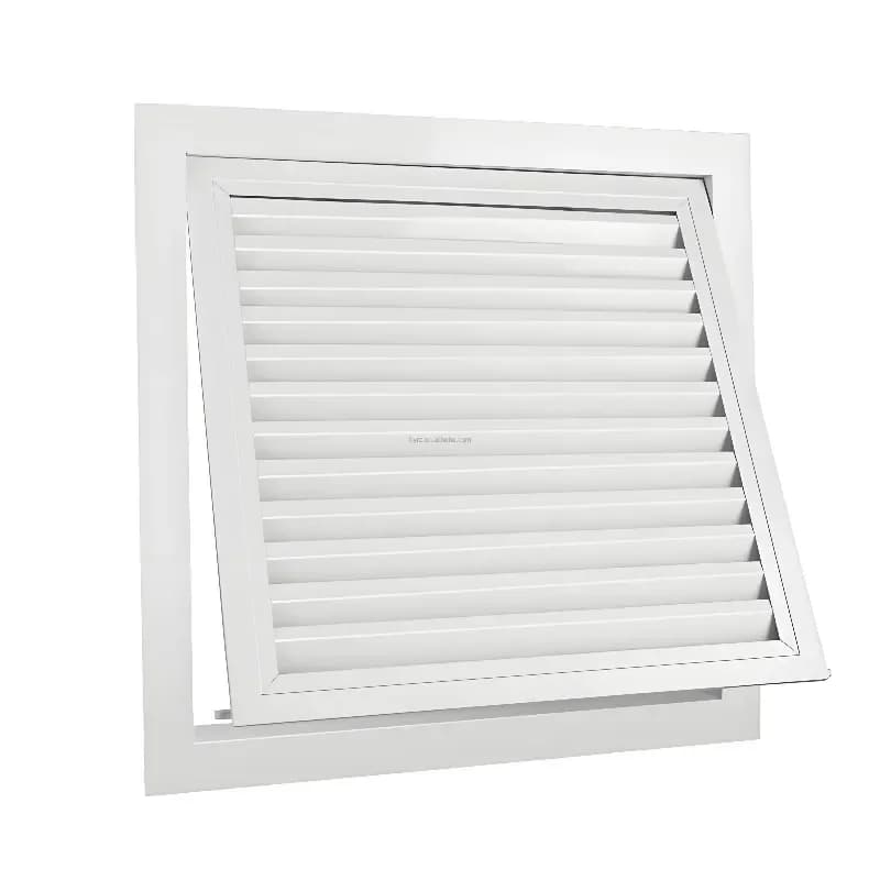 Aluminium hinged return grille with optional mesh grille air diffuser for air supply