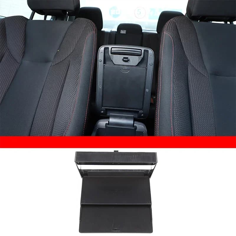 For Subaru WRX 2022+ ABS black car center console armrest box privacy storage box sticker car interior accessories 1pcs