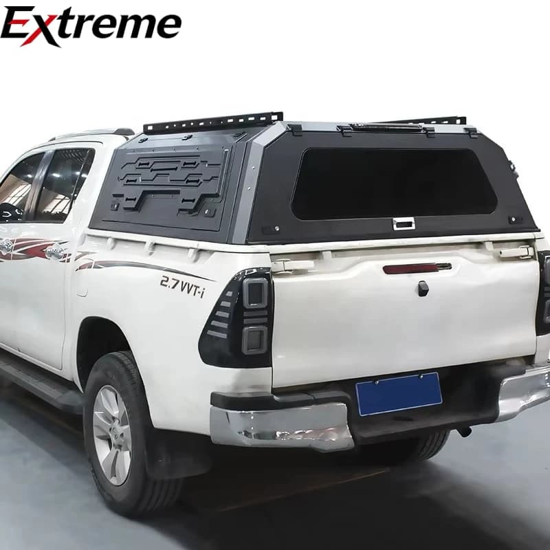 Benext Hard Tonneau Cover Truck Camper Canopy Pickup Hilux Revo Vigo Ranger Triton Compatible Tacoma Tundra Silverado