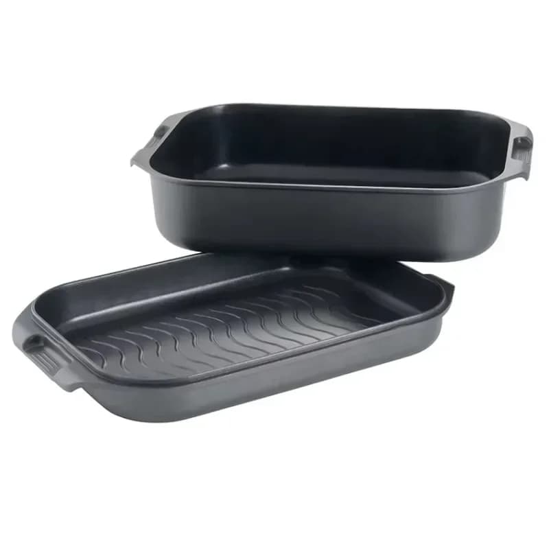 Die-cast aluminum cookware set non-stick rectangular baking pan